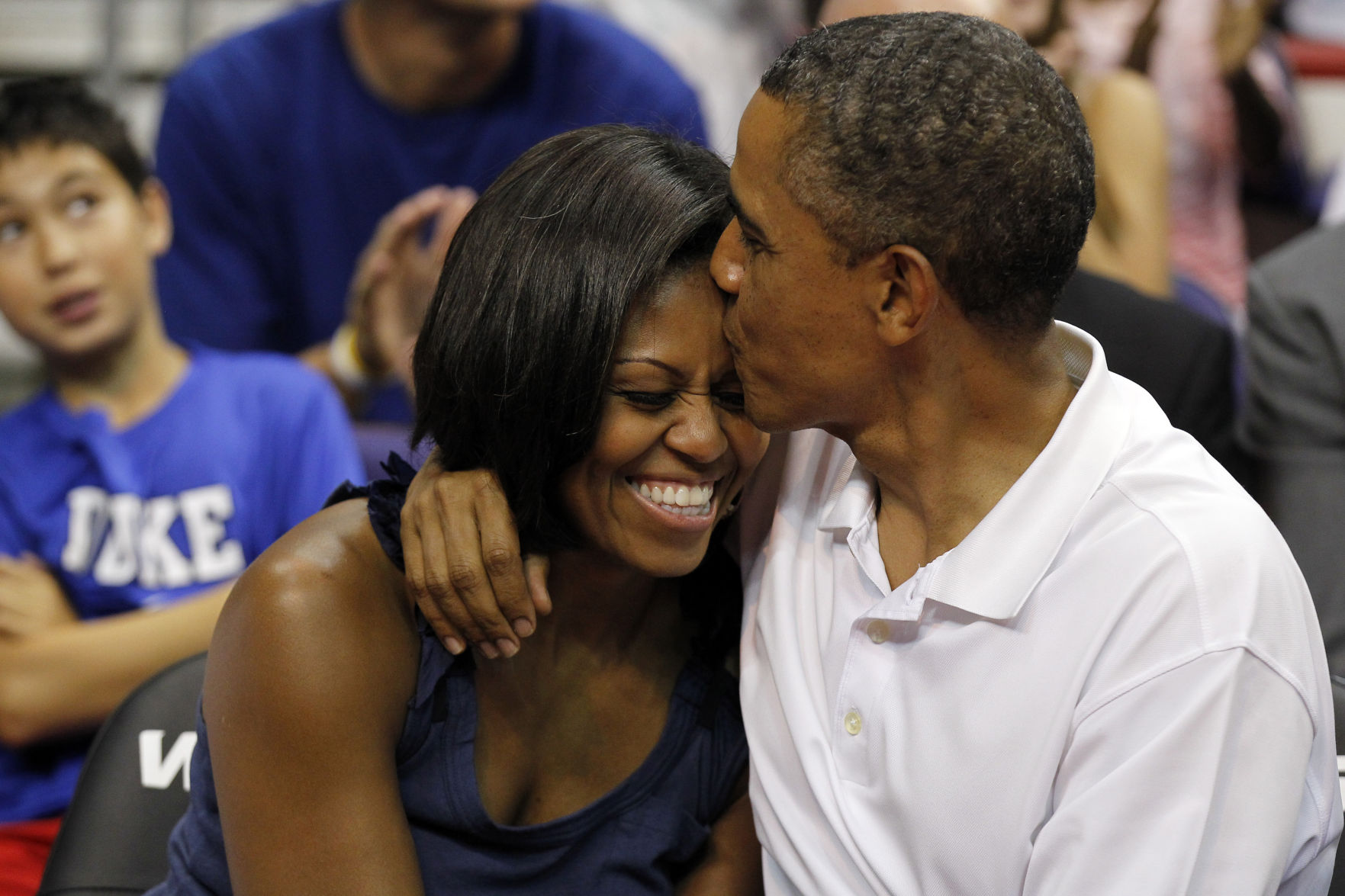 Barack and Michelle Obama, 2012